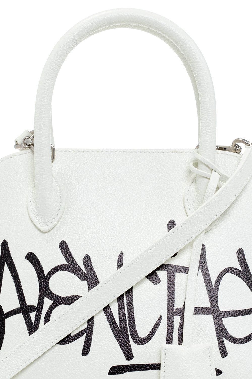 Balenciaga suede best sale bag white